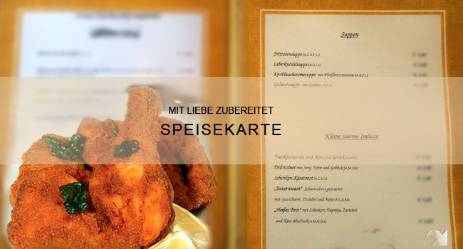 Speisekarte